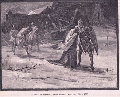 Flight of Matilda from Oxford Castle AD 1142 by Charles Ricketts